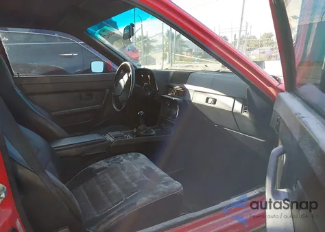 1988 Porsche 924 S из США, поврежденный, VIN WP0AA0923JN451370